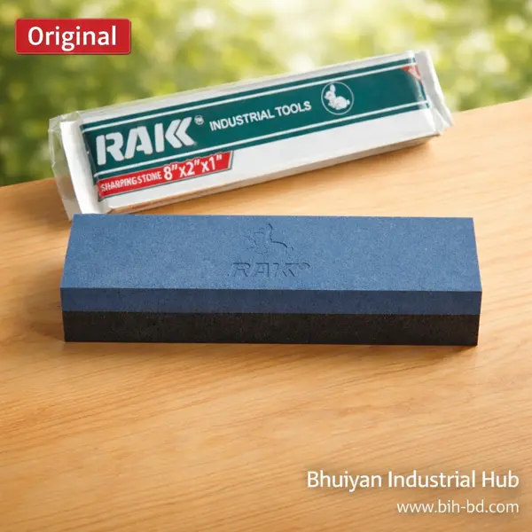 Rakk Original Heavy Duty Meat Knife Sharpening Stone (8"x2"x1")